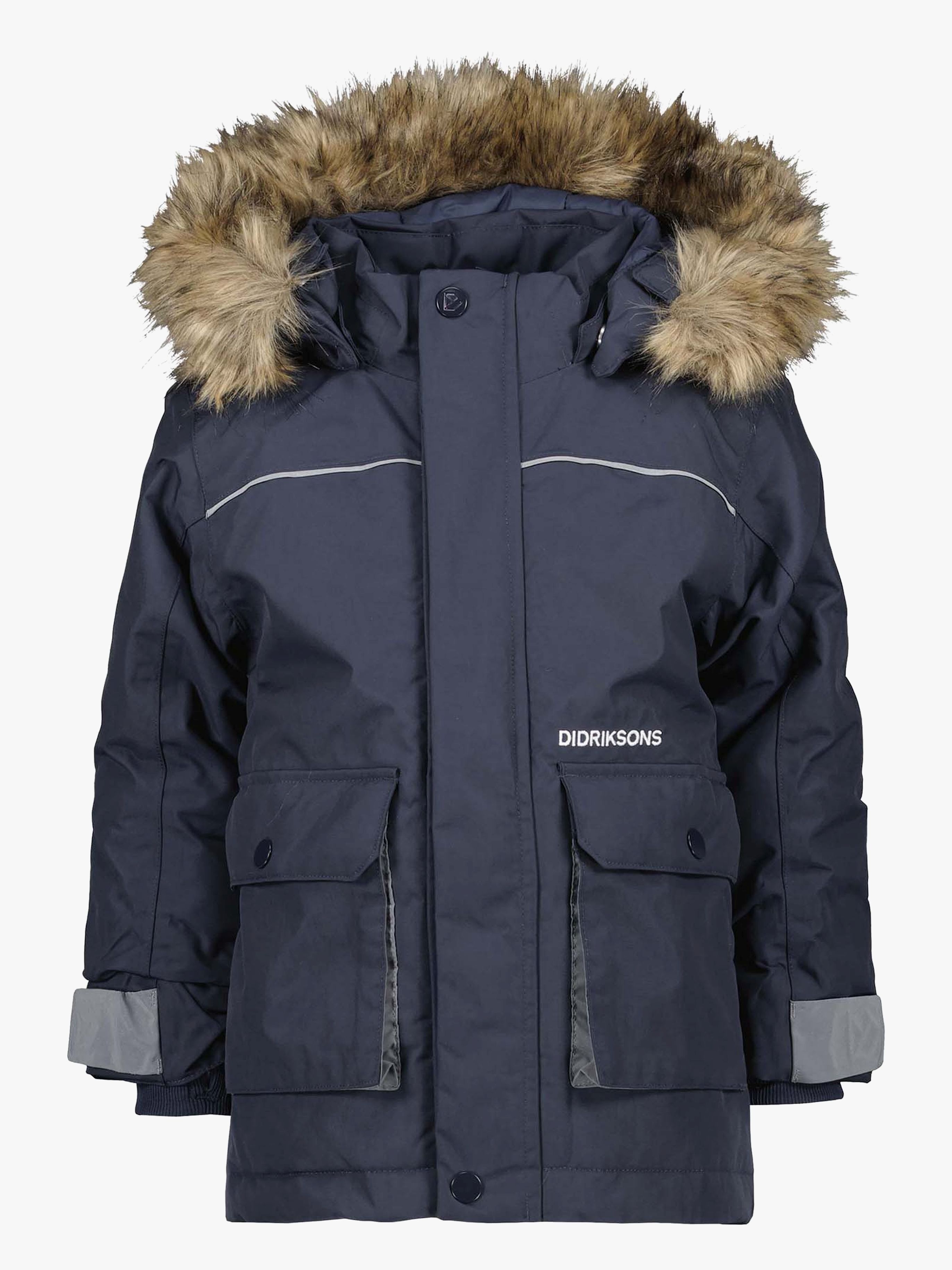 Didriksons Björnen Vinterjakke, Navy, 130