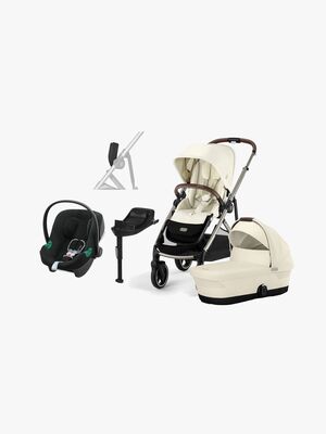 Cybex GAZELLE S Duovogn inkl. Cybex Aton B2 i-Size Autostol Baby inkl. Base, Seashell Beige/Taupe