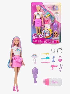 Barbie Legesæt Frisør Rainbow Sparkle