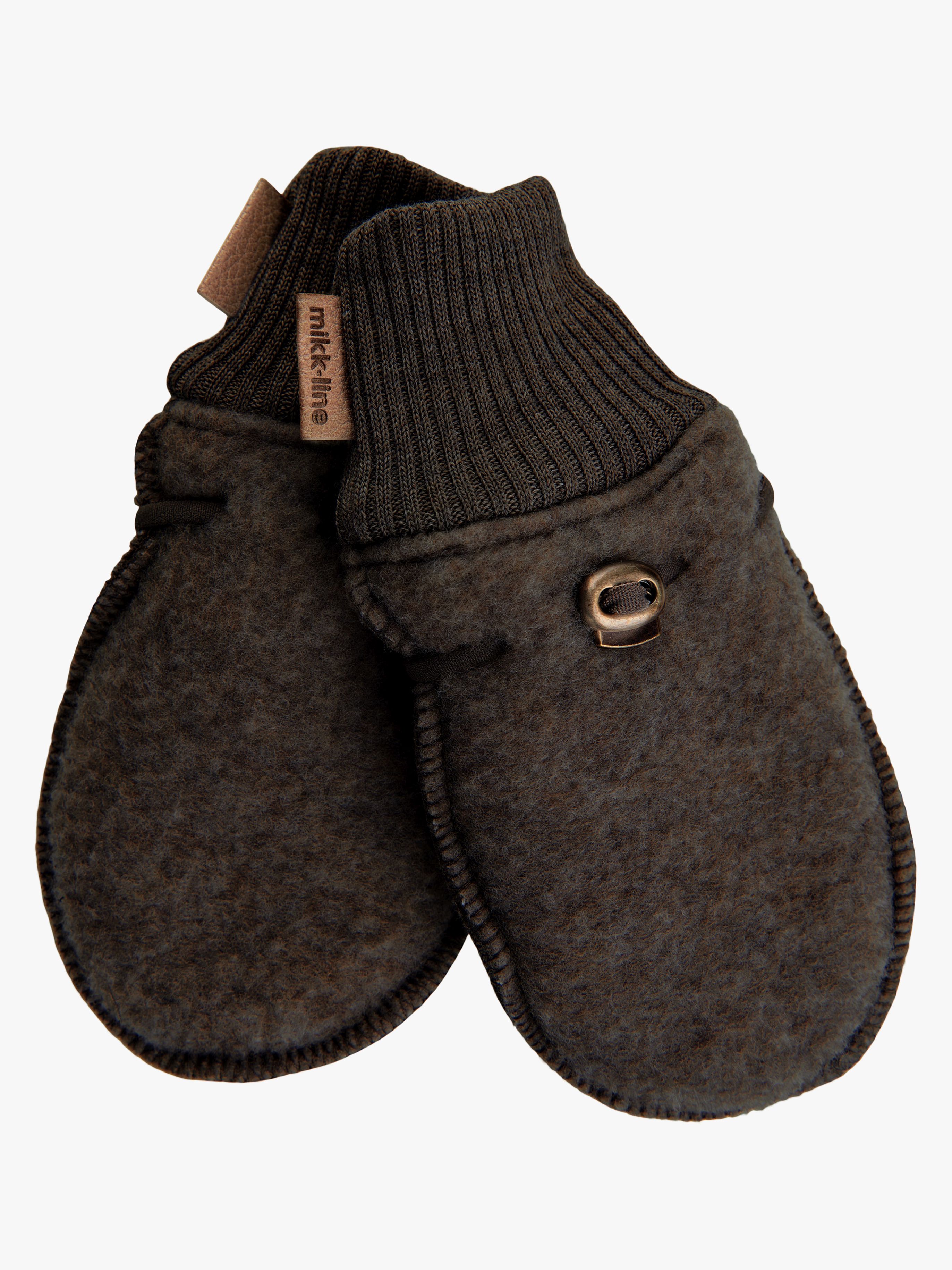 Mikk-Line Vanter Merinould, Dark Brown Melange, 86-92