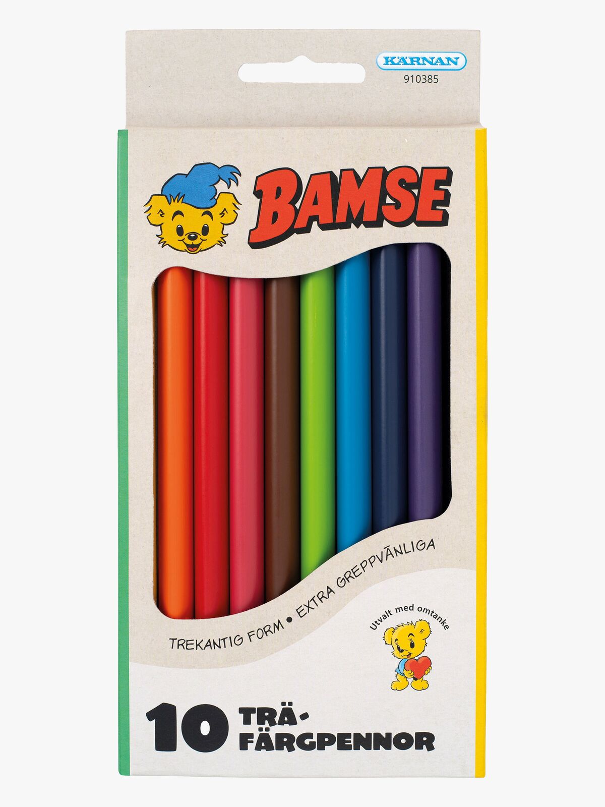 Kärnan Bamse Farveblyanter 10-pack