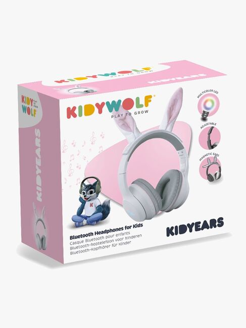 Kidywolf KIDYEARS Headsets Bluetooth med Magnetører, Kanin