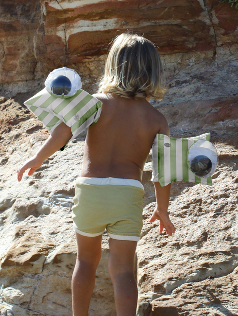 SUNNYLiFE Badevinger, Shark Tribe Khaki