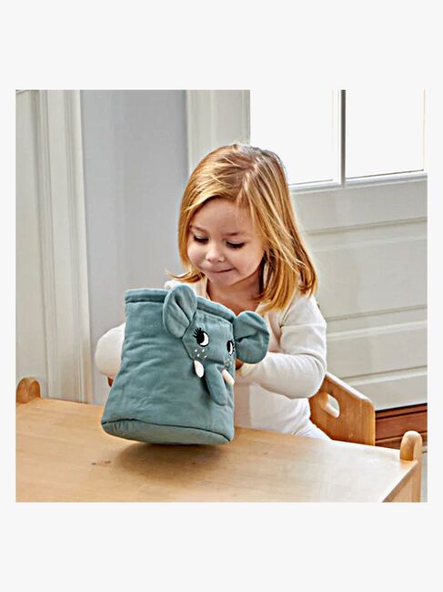 Roommate Mini Opbevaringskurv Elefant, Blå