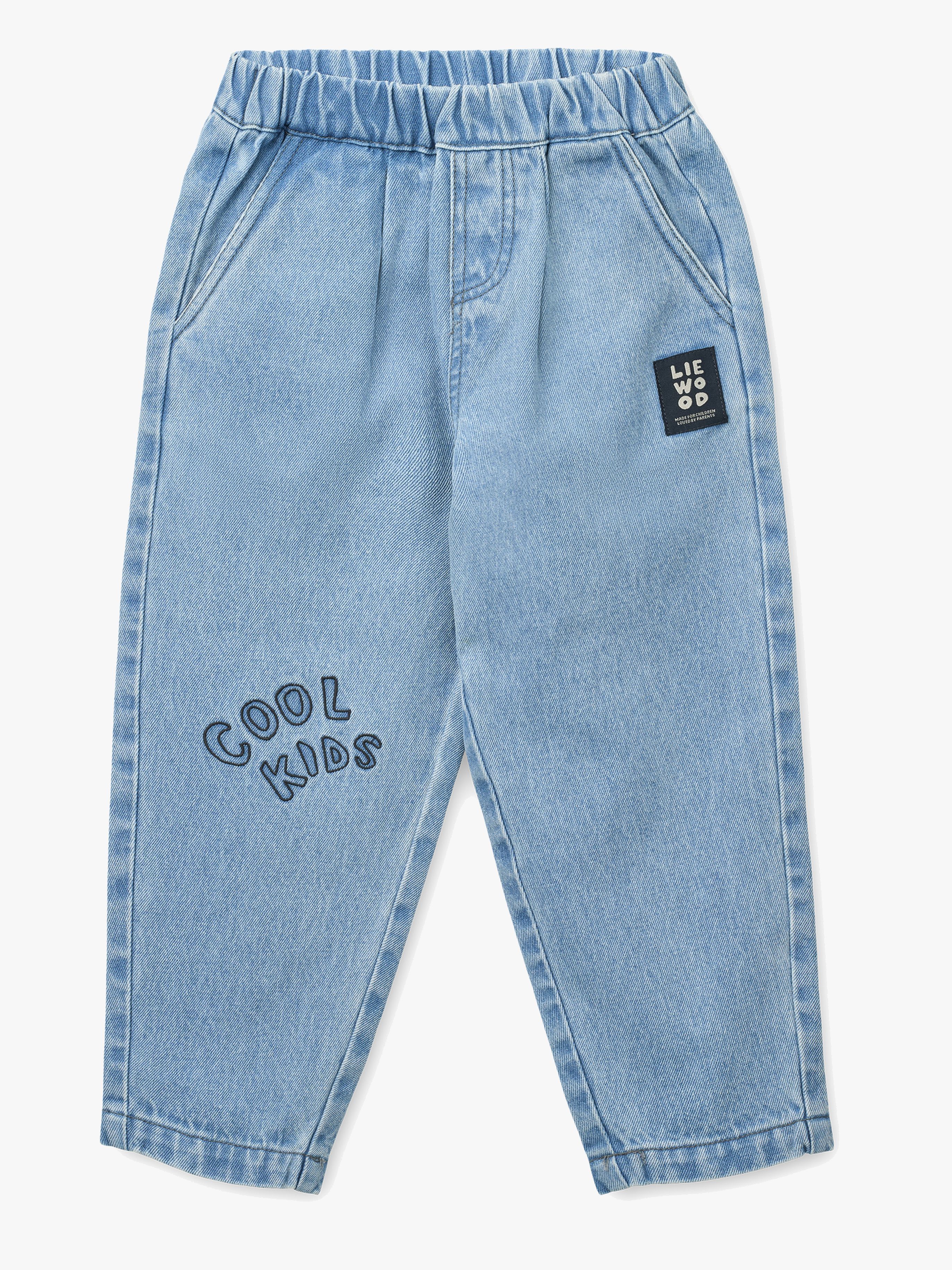 LIEWOOD Borris Placement Denimbukser, Cool Kids/Light Blue Denim, 128