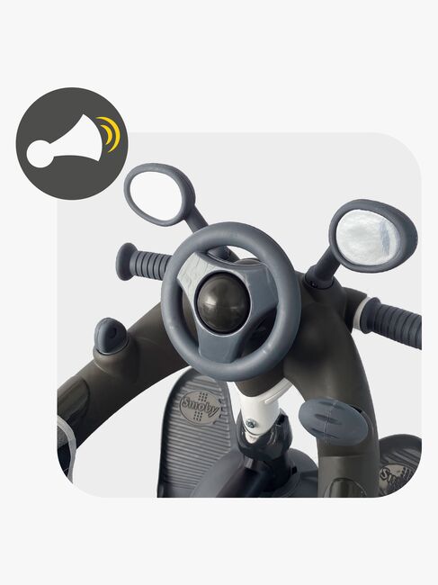 Smoby Trehjulet Cykel Baby Driver Plus, Grå