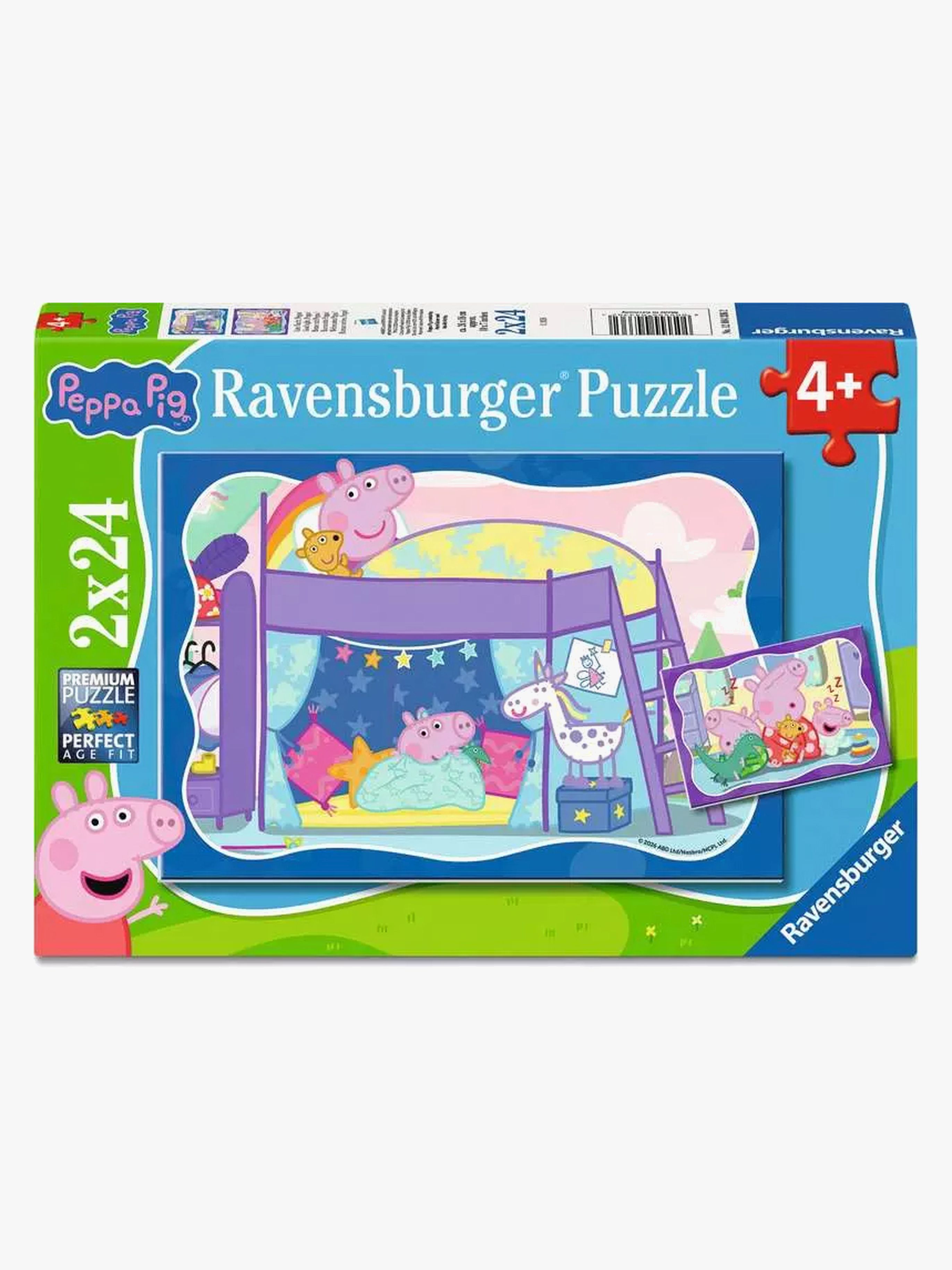 Ravensburger Gurli Gris Puslespil Good night, Peppa! 2x24 Brikker