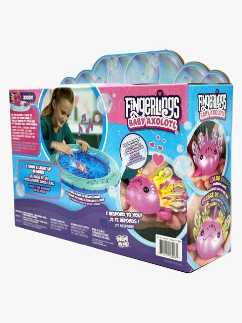 Fingerlings Legesæt Axolotl med Pool Magenta Glitter