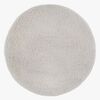 Teddy Gulvtæppe Rund 160, Hvidt