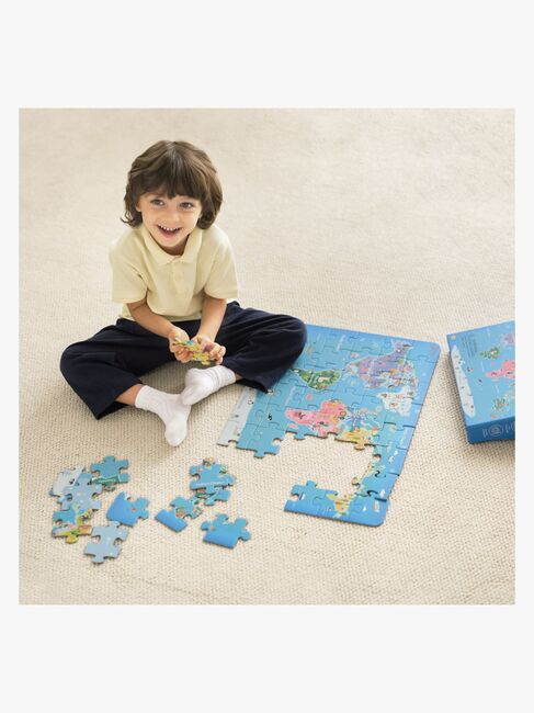 Classic World Verdenskort Puslespil 48 Brikker