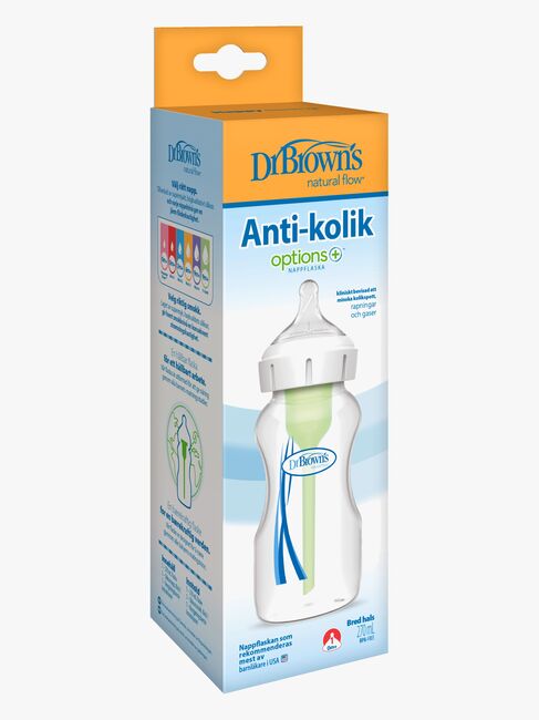 Dr Brown's Options+ Bred Hals Sutteflaske 270 ml
