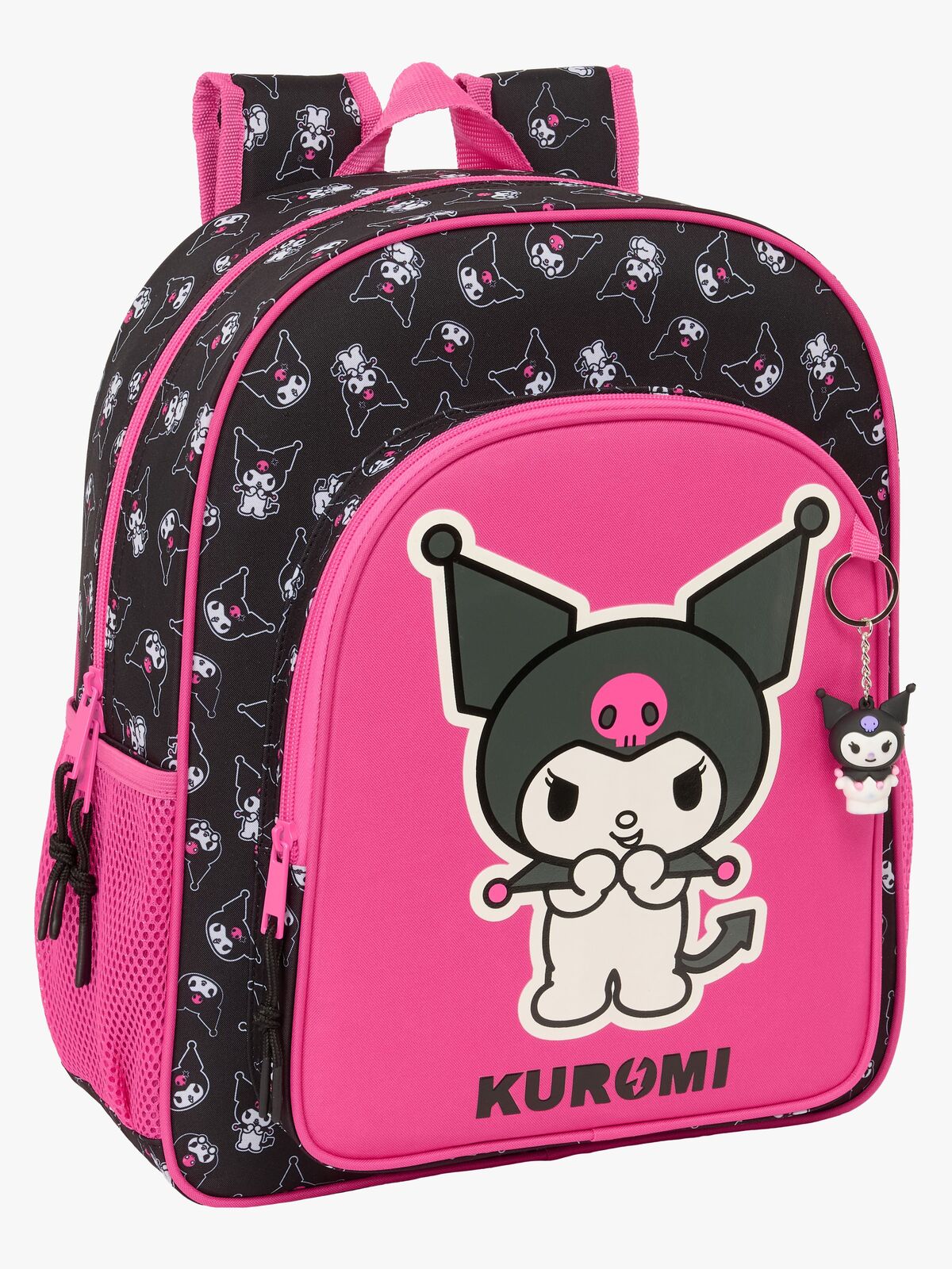 Hello Kitty Kuromi Small Rygsæk 15L, Lyserød/sort