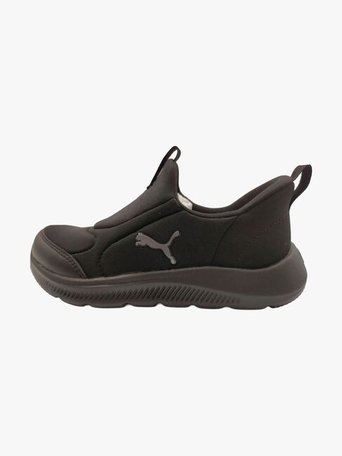 Puma Fun Racer 2 Slip On PS Sneakers, Black/Cool Dark Gray