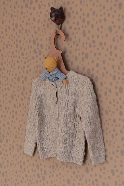 Majvillan Tapet Animal Dots, Soft Brown