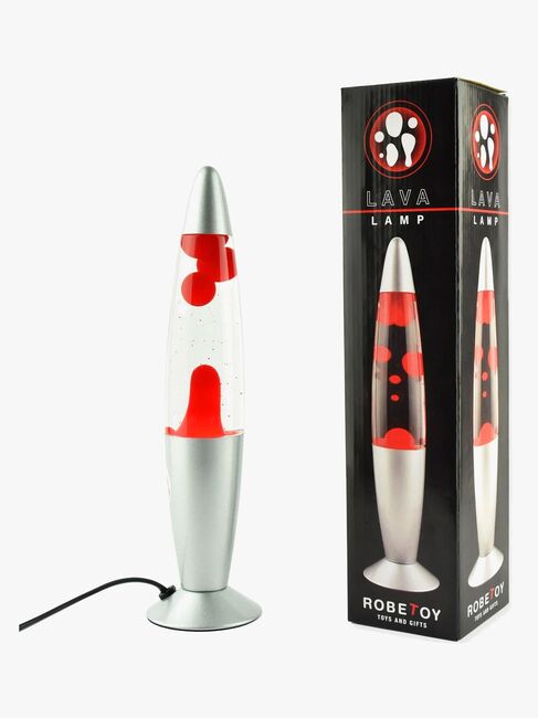 Robetoy Lavalampe 34 cm, Rød