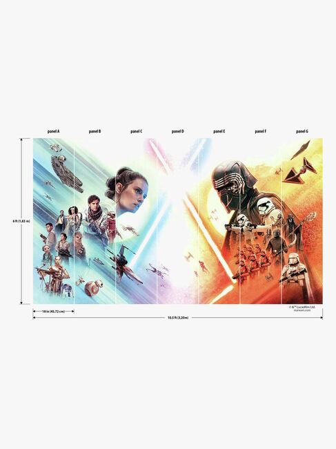 RoomMates Wallstickers Star Wars Skywalker
