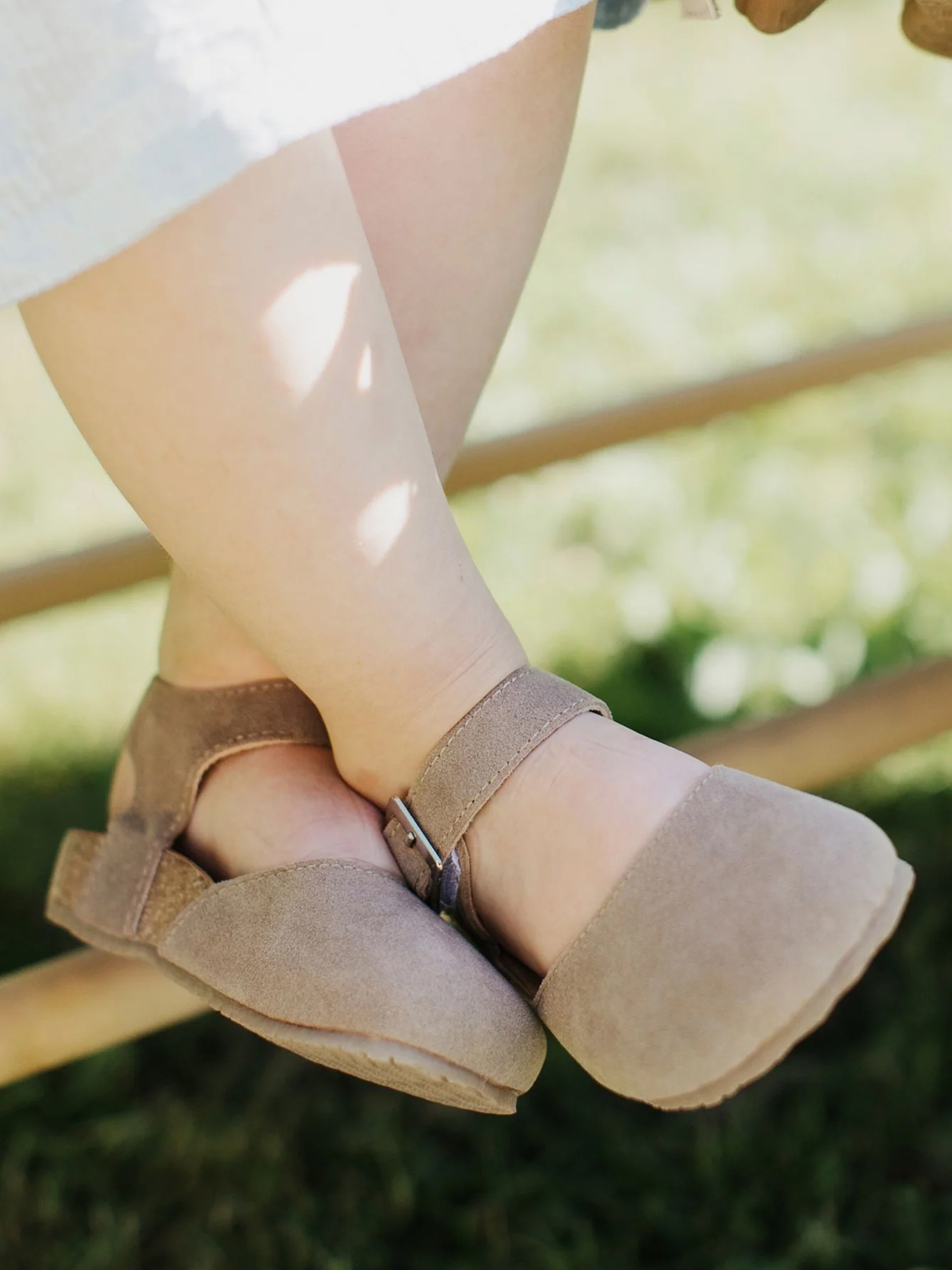 BabyMocs Astrid Sandaler, Beige, 25-26