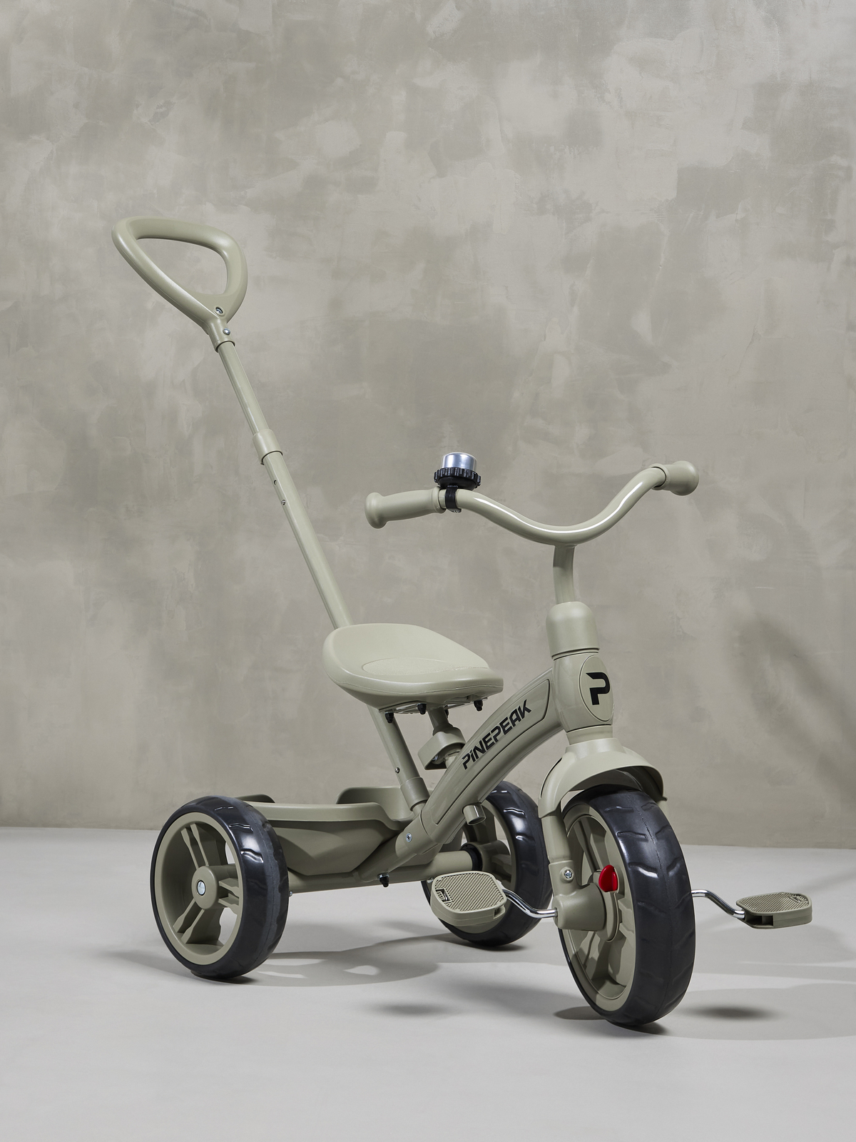 Pinepeak Mono Tri 2-i-1 Trehjulet Cykel, Olivengrøn