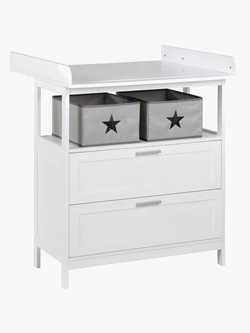 Roba Hamburg Puslekommode inkl. Adapter, White