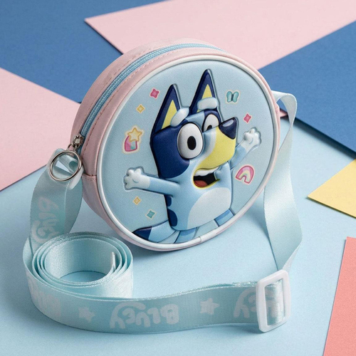 Bluey 3D Skuldertaske, Blå