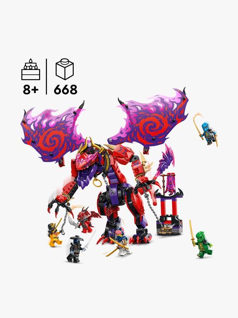 LEGO Ninjago 71832 Kaosdragen Thunderfang