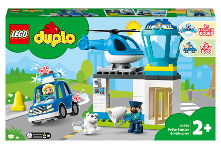 LEGO DUPLO Town Redning Politistation og helikopter 10959