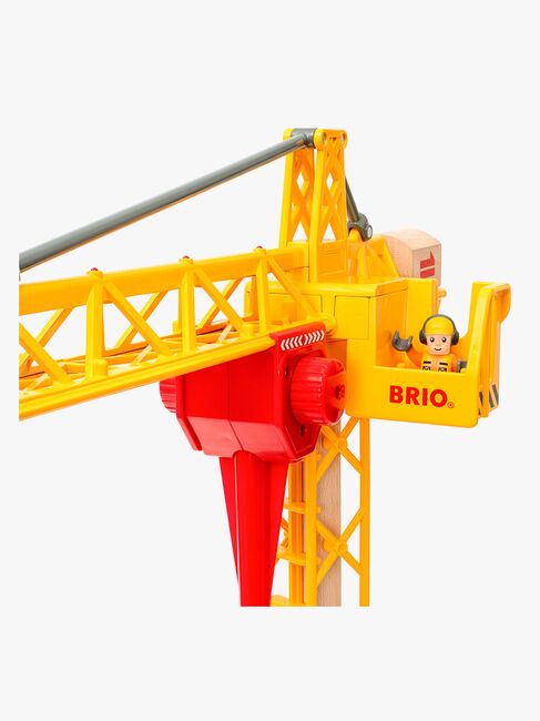 BRIO 33835 Byggekran Med Lamper