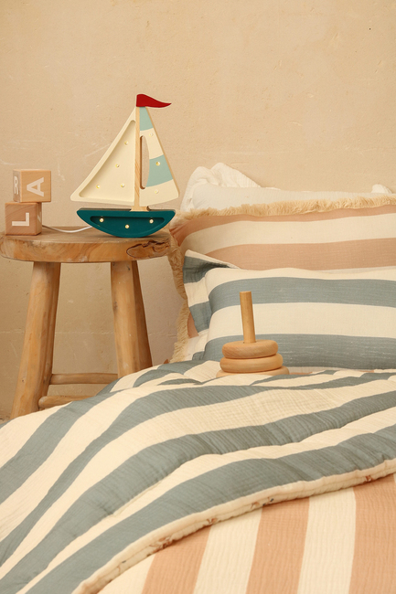 Little Lights Lampe Sejlbåd, Blågrøn