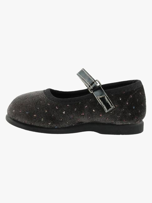 Victoria Mercedes Terciopelo Ballerina, Grey