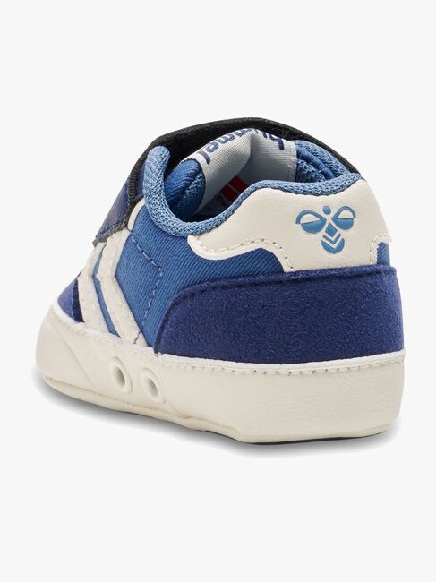 Hummel Stadil Low Crib Infant Sneakers, Blue Horizon
