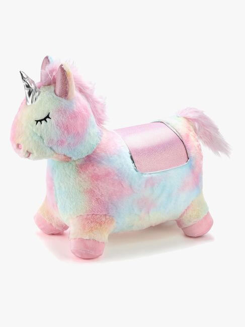 Cloudberry Castle Hoppedyr Enhjørning med Plysbetræk