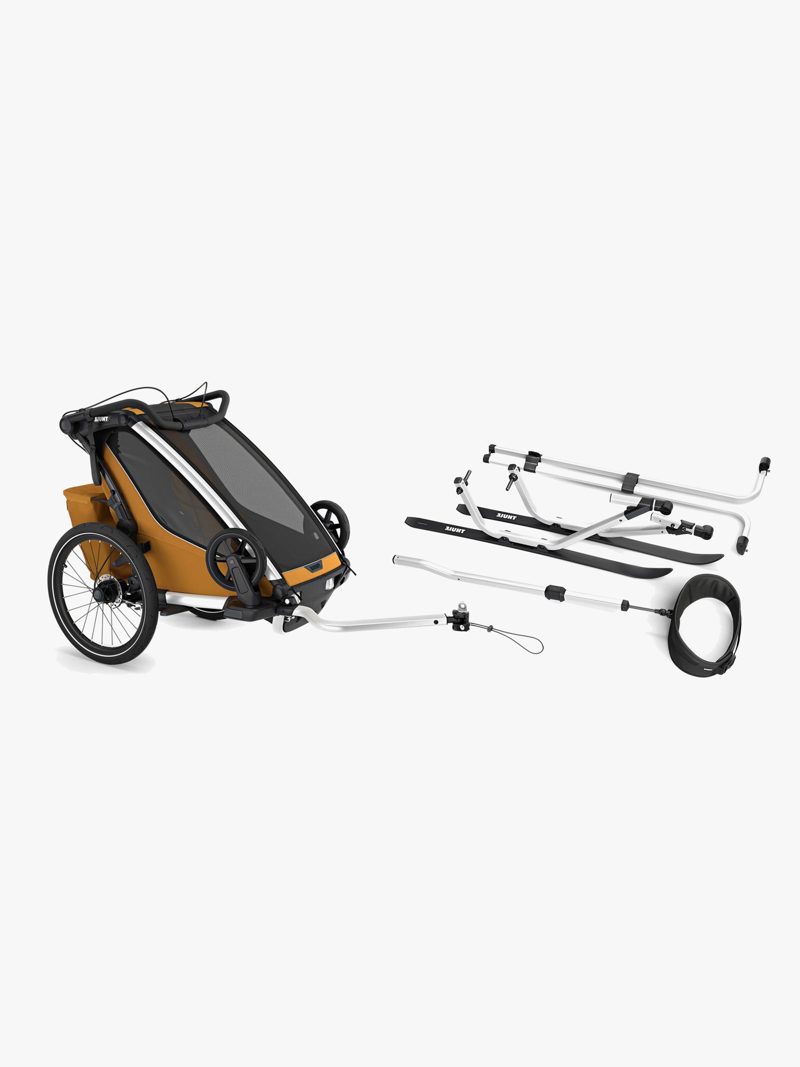 Thule Chariot Sport 1 Cykelanhænger inkl. Skisæt, Natural Gold G3