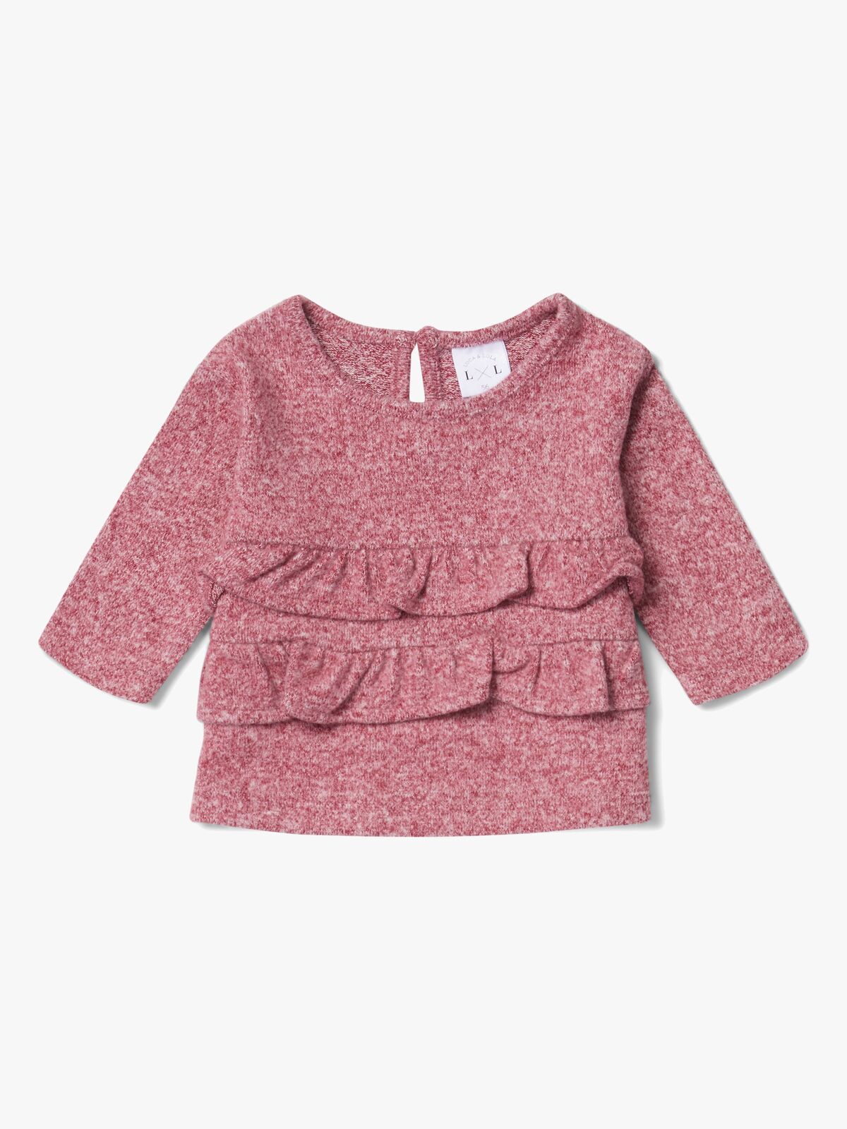 Luca & Lola Asia Trøje Baby, Dark Pink Melange