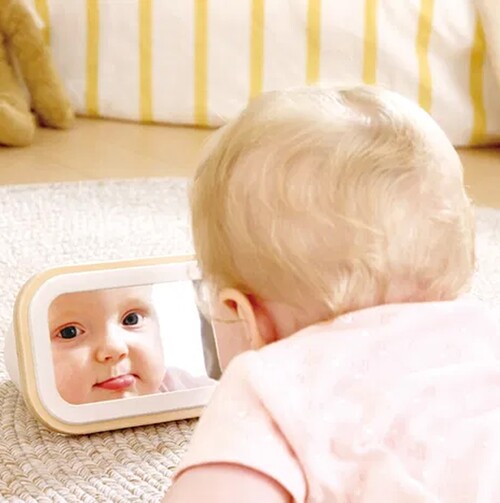 Hape Aktivitetslegetøj Snurrende Tromme med Spejl