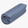 Vinter & Bloom Soft Grid Hæklet Babytæppe, Denim Blue