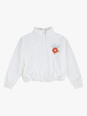 Levi's LVG Bubble Hem LS Knit T-shirt, Bright White