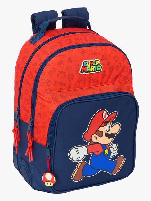 Nintendo Super Mario Rygsæk 20L Trick, Rød/Blå