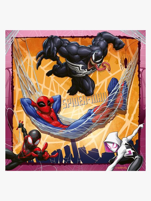 Ravensburger Marvel Spider-Man Puslespil 3x49 Brikker
