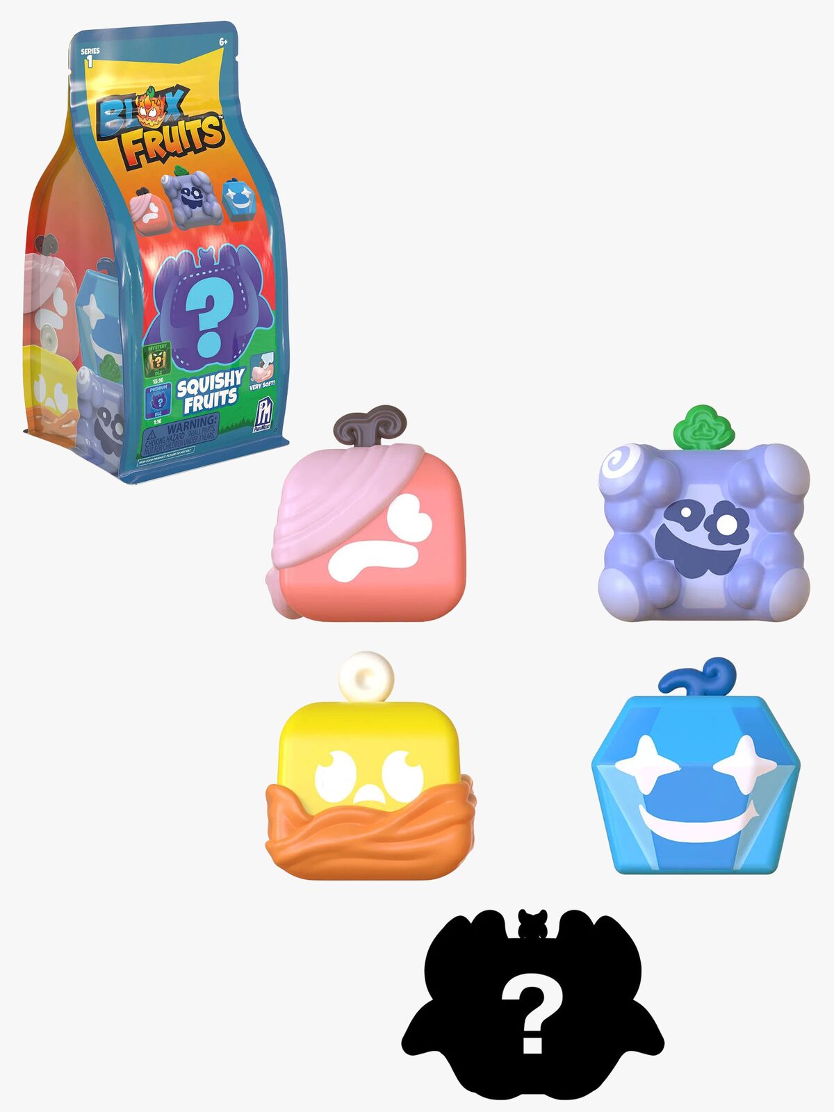 Roblox Blox Fruits Squishy-figur Series 1 Blandet Udvalg