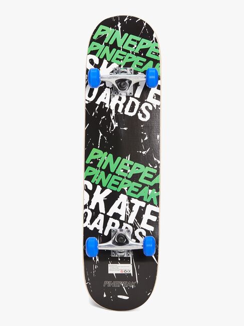 Pinepeak Skateboard, Blå/Grøn