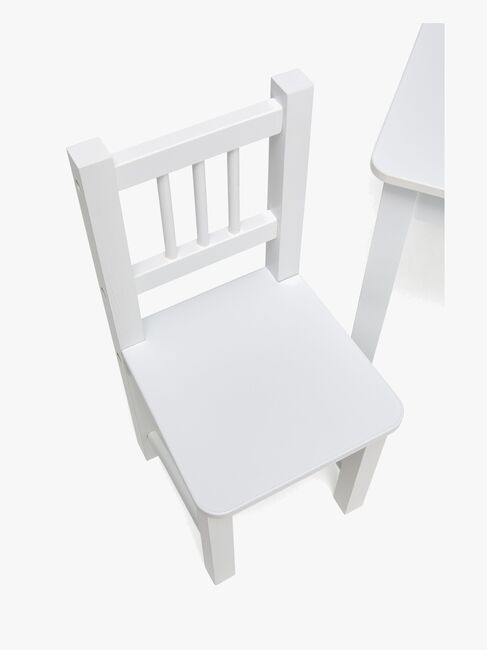 Alice & Fox LOVIS Bord & Stole + Sofa med Opbevaring, Hvid