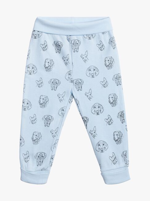 Tiny Treasure Willow Bukser 2-pak, Dogs Baby Blue 
