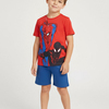 Marvel Spider-Man T-shirt & Shorts Sæt, Rød