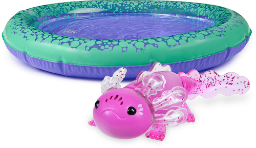 Fingerlings Legesæt Axolotl med Pool Magenta Glitter