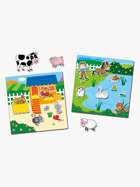 Galt Klistermærkebog Genanvendelig Bondegård