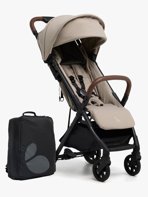 Beemoo Pro Airway Klapvogn inkl. Padded Transporttaske, Latte Beige