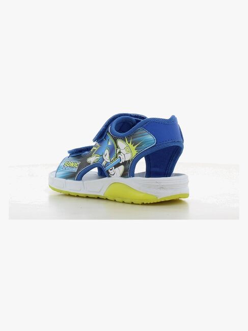 Sonic Blinkende Sandaler, Blue/Neon Yellow