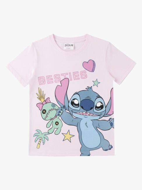 Disney Stitch T-shirt, Lyserød