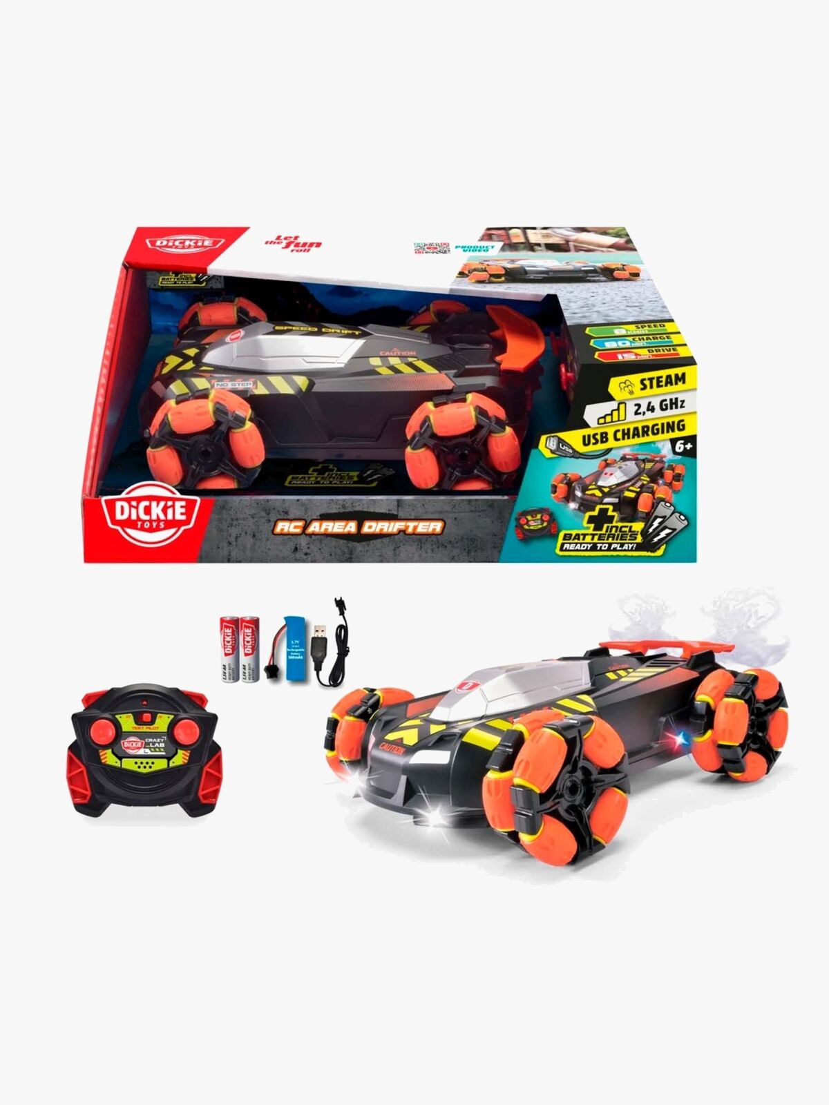 Dickie Toys Area Drifter Fjernstyret Bil