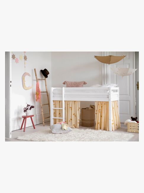 Hoppekids Basic Halvhøj Seng 70x160, Hvid